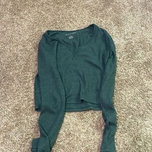 cropped american eagle long sleeve